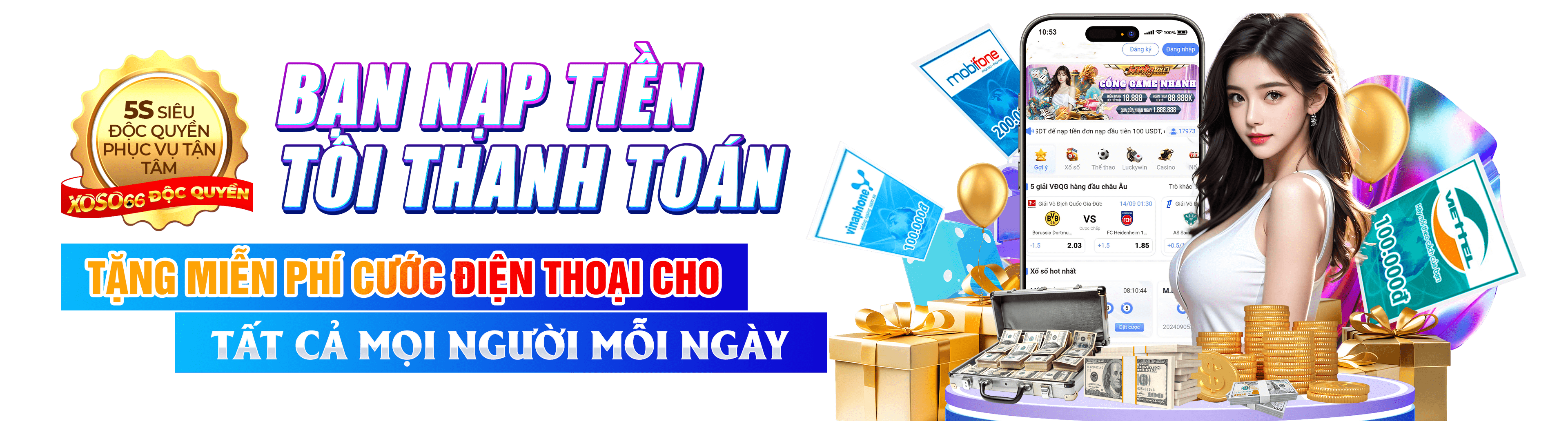 Hình ảnh quảng cáo của fb8 hiển thị nền tảng và các lợi ích
