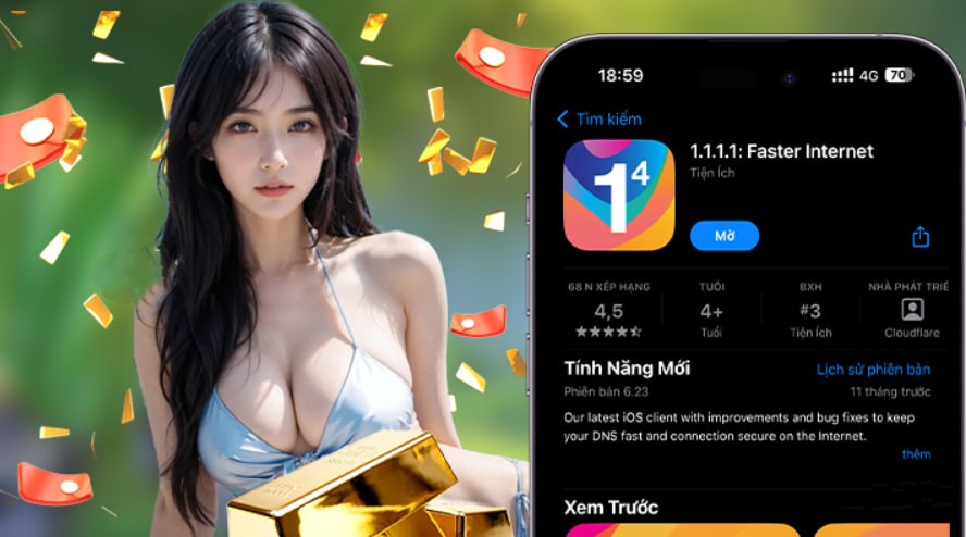 Hình ảnh quảng cáo của fb8 hiển thị nền tảng và các lợi ích
